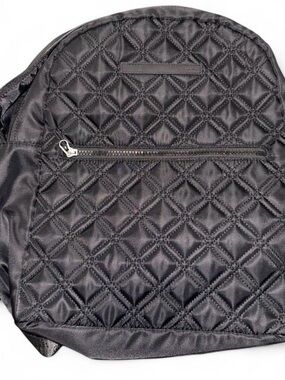 Black Quilted Backpack (Tahari)